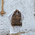 thumbnail image 4 of Miangastore 1pc Large Capacity Student Fashion Leopard Backpack School Outdoor Bag, 4 of 9