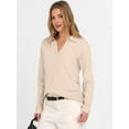 thumbnail image 4 of Women'S V Neck Long Sleeve Sweaters Dressy Casual Business Basic Knit Pullover Top Color S, 4 of 9