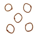 thumbnail image 3 of 5 Pieces Faux Leather Holder Retainer Loop 20mm Brown, 3 of 7