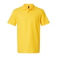thumbnail image 5 of Gildan Men's Softstyle Pique Polo Shirt, Short Sleeve, Modern Classic Fit, Daisy, S-4XL, 1-Pack, 5 of 5