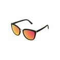 thumbnail image 2 of Foster Grant Women's Cat Eye Sunglasses Black Orange, 2 of 6