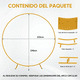 thumbnail image 3 of 2m Arco Para Globos Aro Metalico Para Globos Decoración Kit Xtellar dorado, 3 of 4