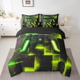 thumbnail image 2 of YST Gaming Video Game 7-Piece Comforter Set, Modern Gradient Buffalo Bed in a Bag, Full Size, 2 of 4