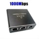 thumbnail image 2 of Divisor Gigabit Ethernet 1 en 4 Salidas 1000Mbps Divisor de Cable de Internet 1 una 4 Divisor de Red RJ45 para Cat5/6/7, 2 of 5