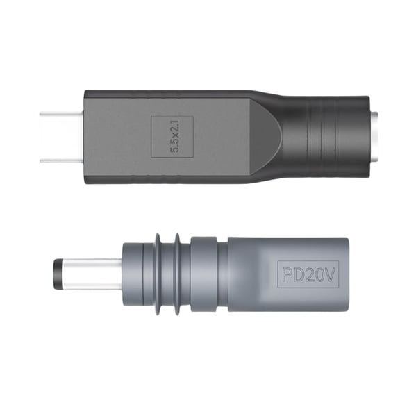 DC5521 to USB C Power Cable Adapter Type C Male Connector for 20V Input PD100W Powerful