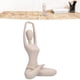 thumbnail image 4 of Decoración De Meditación, Pose Estatua De Yoga Figuritas Estatua De Yoga Con Material De Resina De Piedra Arenisca Nórdica Figura Decoración Para El Hogar Oficina Pose, 4 of 7