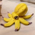 thumbnail image 3 of Estatua de Pulpo, Divertida Estatua de Pulpo Banana, Decorativa, para Jardín, Sala de Estar, Patio, Hogar, Color Amarillo, 3 of 7
