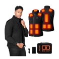 thumbnail image 1 of Men's Heated Vest, Including Battery Pack, Polar Fleece Lightweight L-XL, 1 of 5