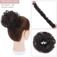 thumbnail image 2 of Chouchous Chignon Cheveux Riches Choix Chouchous Cheveux 100 % Humains Extensions Chignon 32g Enveloppant Beigne Ébouriffé Chignon pour Femmes Filles, 2 of 7