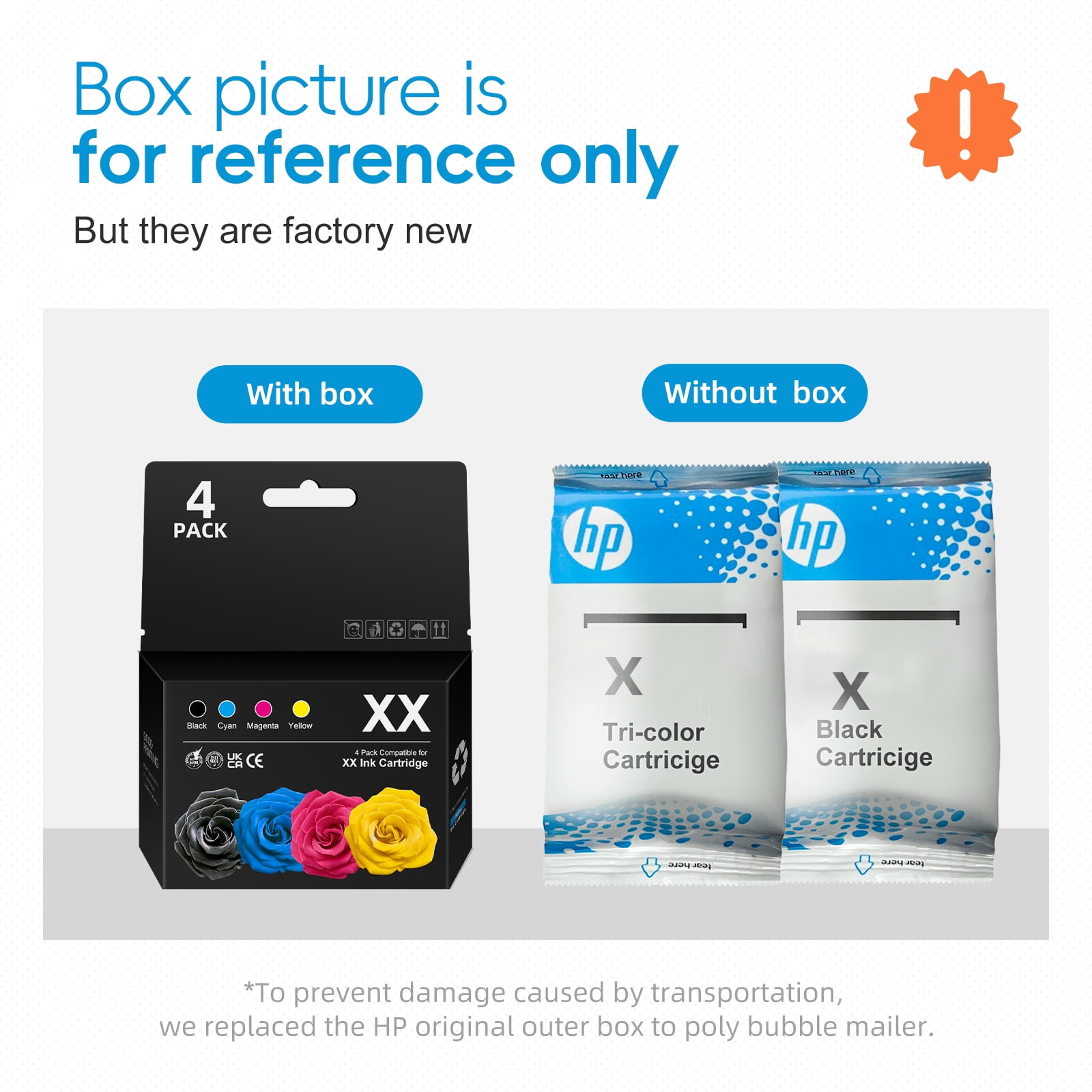 962 Ink for HP 962 Ink Cartridges Cartridges Combo (4-pack) Compatible for HP 962 Printer Ink Work with Officejet 9015 Ink Series