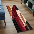 thumbnail image 5 of Red Burnt Orange Kitchen Runner Rug 2x6 Washable Runners for Hallway Non Slip Geometric Boho Modern Abstract Large Area Rug Indoor Floor Carpet for Bathroom Laundry Entryway Bedroom Living Room, 5 of 8