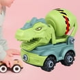 thumbnail image 4 of Tema De Dinosaurio Vehículos De Construcción Para Niños Montaje De Bricolaje Camiones De Ingeniería Juguetes, Juego Imaginativo, Aprendizaje Educativo, Material Seguro Y, 4 of 7