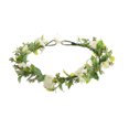 thumbnail image 3 of Corona de Flores Nupcial de Boda, Tocado de Guirnalda, Diadema Floral de Boda, con Cinta Ajustable, para Fiesta, Ceremonia de Boda, Fresca y Hermosa (Estilo a) ER, 3 of 5