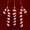 Red, variant on Christmas Candy Cane Ornaments Shatterproof Candy Cane Baubles Glitter Striped Hanging Decorations for Christmas Tree Wreath Garland Window Holiday Party Home Decor