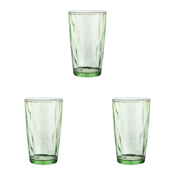 Unbreakable Drinking Glasses 16.9 Oz Reusable Tumblers Set, Shatterproof Stackable Water Cups for Home Kitchen Restaurant, Dishwasher Safe Drinkware for Indoor Outdoor Use 3PC