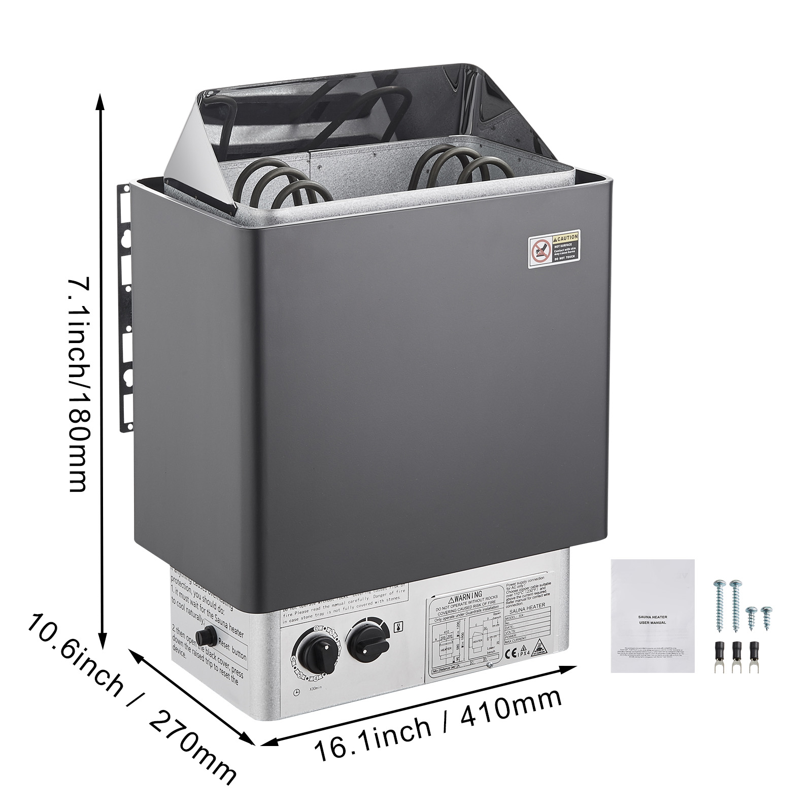 BENTISM Heater Stove Sauna Heaters Stailess Steel 20.94 lbs
