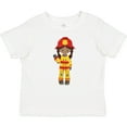 thumbnail image 3 of Inktastic African American Girl, Girl Fireman, Firefighter Girls Baby T-Shirt, 3 of 5