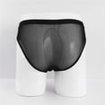 thumbnail image 4 of HUPOM Men'S Underwear Underwear For Men Pack Low waist Drop Waist Solid Briefs Black One Size, 4 of 4
