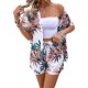 thumbnail image 1 of Palazzo,conjunto De Camisa Y Shorts Con Estampado Tropical, 1 of 6