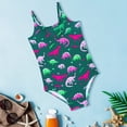thumbnail image 2 of dmqupv Girls One piece Swimsuit Bathing Suit for Baby Gilr Green,8-9 Years, 2 of 9
