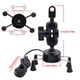 thumbnail image 4 of Soporte para teléfono móvil para motocicleta y bicicleta con toma de cargador USB, soporte tipo X para teléfono móvil con interruptor, 4 of 8