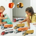 thumbnail image 4 of Dvkptbk Toys Cars, Alloy Simulation Fuel Tanker Model Toys, Inertia Cars Realistic Engineering Car Toys, Cool Stuff Toys for 2 3 4 5 6 Boy Girl Kids Toddler Gifts on Clearance, 4 of 6