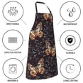 thumbnail image 5 of Pofeuu Butterfly1 Print Waterproof Apron with Pockets Adjustable Cooking Aprons Kitchen Bib for Baking Household Cleaning, 5 of 8