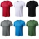 thumbnail image 1 of Camiseta deportiva para hombre cuello redondo manga corta elástica de secado rápido para correr, 1 of 8