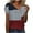 Red, variant on Womens Workout Tops Multipack Plus Size Blouses for Women Dressy Womens Funny T Shirts Loose Fit