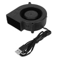 thumbnail image 4 of Ventilador de refrigeración para PC de 3,8 pulgadas de alto, CC 5 V, sin escobillas, 3800 RPM, 22 CFM, entrada USB, para CPU, chasis de computadora y electrónica., 4 of 14