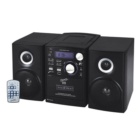 radio bluetooth fm portable system am cd audio built players stereo walmart systems