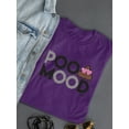 thumbnail image 3 of Poo Mood - Funny Emoji Design Women's T-shirt, 3 of 4