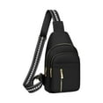 thumbnail image 2 of Delliss Sling Bag for Women Men Leather Sling Bag Crossbody Purse Travel Daypack Crossbody Chest Travel Shoulder Belt Bags, 2 of 6