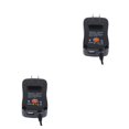 thumbnail image 4 of Cateissary Adaptador de CA/CC portátil, convertidor de transformador de fuente de alimentación ajustable de conmutación, 8 enchufes de 30W para, 4 of 6