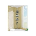 thumbnail image 2 of J&V TEXTILES Rustproof Shower Caddy Corner for Bathroom,Bathtub Storage Organizer for Shampoo Accessories,4-Tier Adjustable Shelves with Tension Pole Chrome, 2 of 6