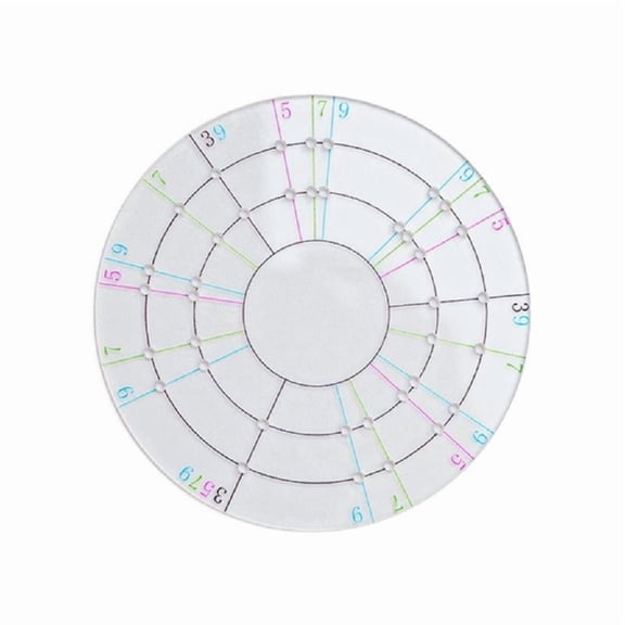 Circular Divider Pottery Trimming Shaping Tool Acrylic Clay Round Divider