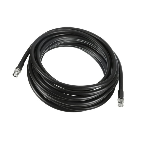 50 Ohm BNC Male to BNC Male Coaxial Cable RG8 7.5M/24.6ft 10mm Low Loss Analyzer, Antenna, Oscilloscope, RF Radio