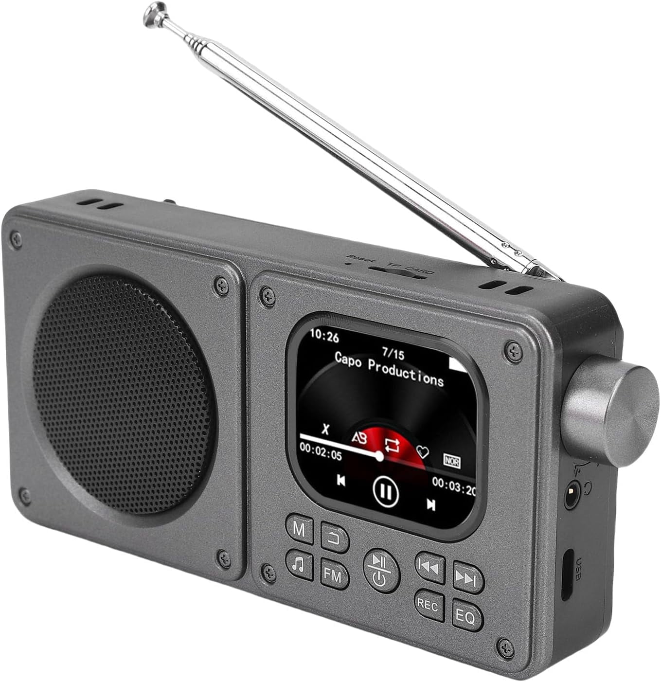 SANSUI F28 Mini Elderly FM Radio Outdoor Wireless Bluetooth