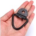 thumbnail image 3 of Paquete de 10 ganchos de anclaje para amarre de carga, resistentes, con anillos en V negros, pernos y anillo de amarre forjado, capacidad de 1000 lb, 3 of 5