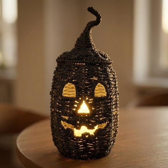 2026 Halloween Ghost Seaweed Pumpkin Combo Decor Set, Versatile Spooky Decoration Kit for Indoor Outdoor Holiday Party, Home Yard & Tabletop Display