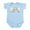 Sky Blue, variant on CafePress - Left My Interpreter Infant Bodysuit - Baby Light Bodysuit, Size Newborn - 24 Months