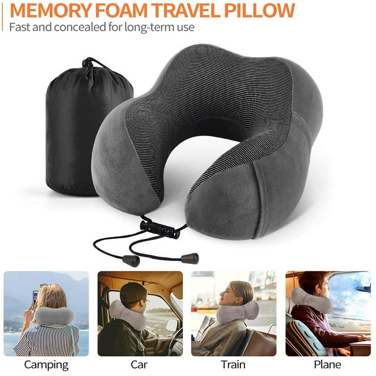  2 Pcs Travel Pillow Car Sleeping Kid Neck U Shaped for
