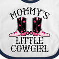 thumbnail image 4 of Inktastic Mommy Little Cowgirl Baby Clothes Girls Baby Bib, 4 of 4