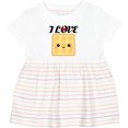 thumbnail image 3 of Inktastic Waffle Lover I Love Waffles Girls Baby Dress, 3 of 5