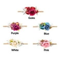 thumbnail image 2 of Odeerbi Baby Headbands For Girls Simulation Flower Hairband Kids Nylon Soft Headband Purple, 2 of 6
