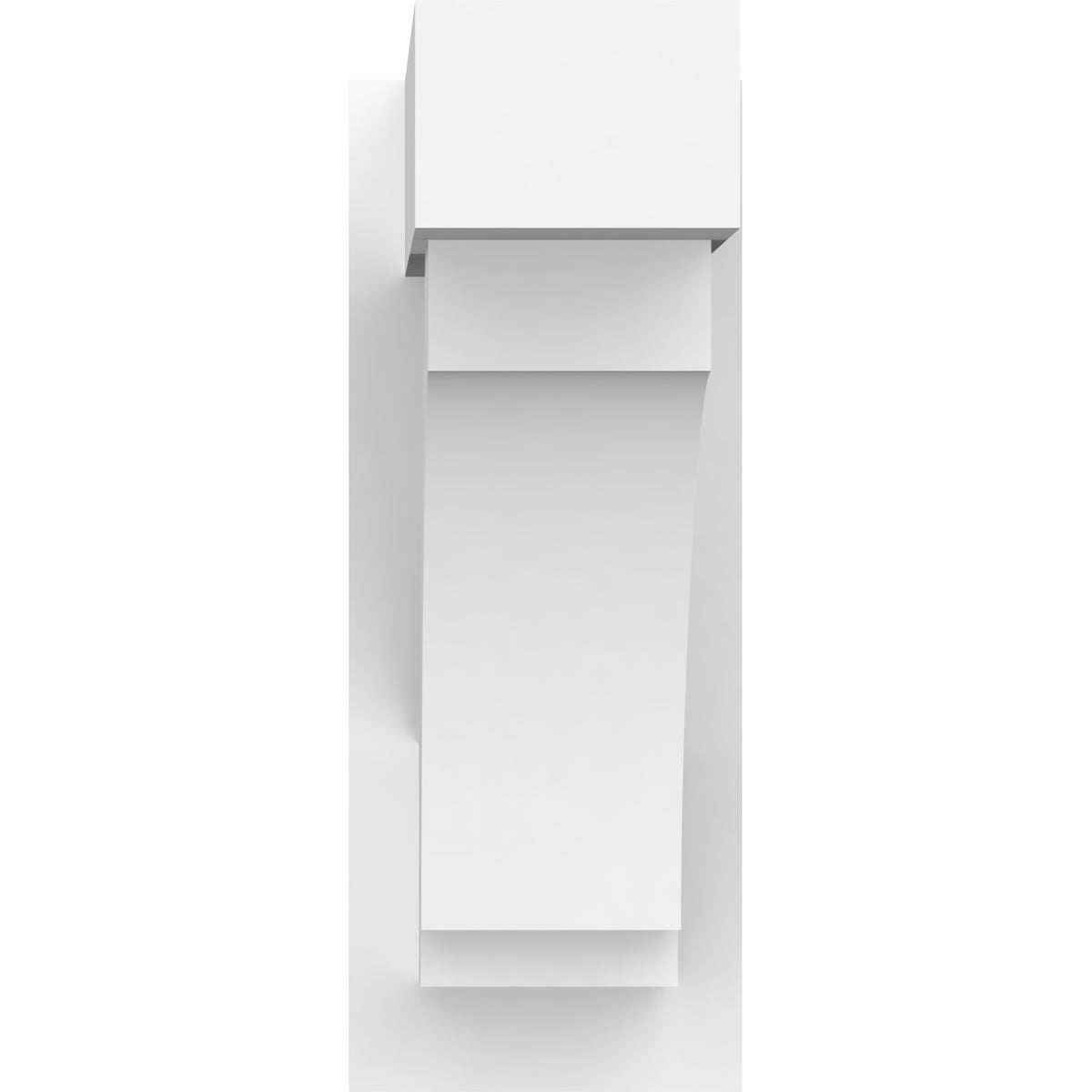 7"W x 18"D x 18"H Imperial Architectural Grade PVC Outlooker with Block Ends