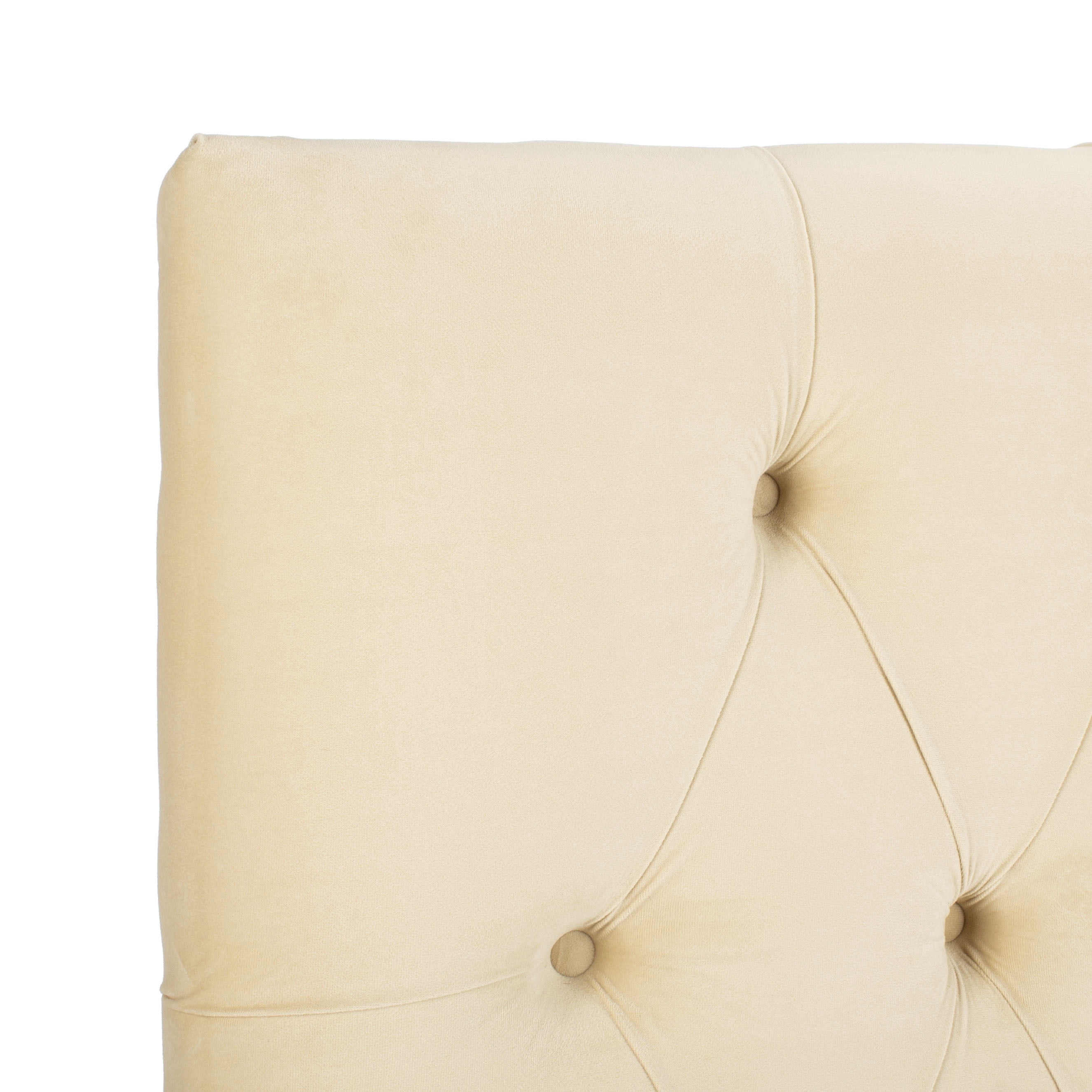 SAFAVIEH Axel Modern Glam Tufted Headboard, King, Buckwheat