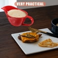 thumbnail image 2 of 1Pack Red European Style Gravy Boat for Stylish Tableware in Restaurants, 2 of 8