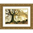 thumbnail image 1 of Kiciak, Christophe 18x13 Gold Ornate Wood Framed with Double Matting Museum Art Print Titled - November, 1 of 4