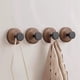thumbnail image 5 of Percha para puerta de entrada, resistente, con ventosa para ventanas de vidrio, puertas y exteriores (paquete de 4), 5 of 5